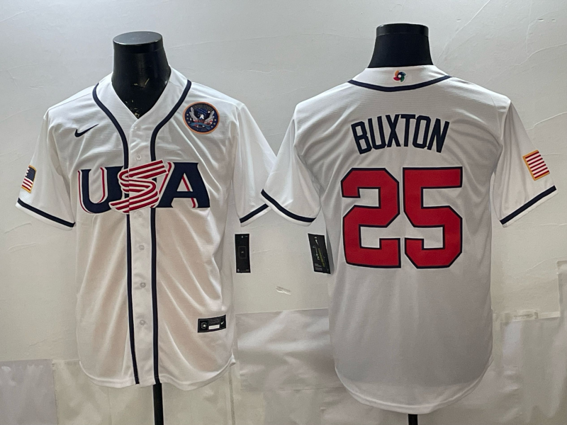 Men 2026 World cup white MLB Nike jersey 0038